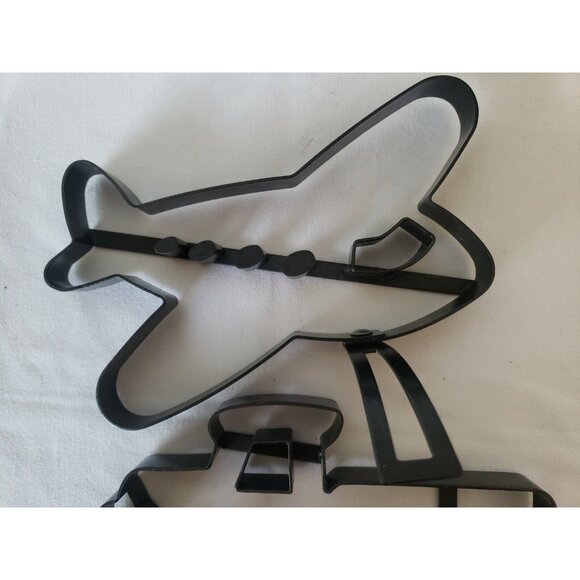 Pancake Ring Mold Lot 9 Holiday Truck Plane Cookie Heart Amaco Handles Non Stick - Picture 14 of 16